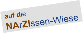 auf die NArZIssen-Wiese